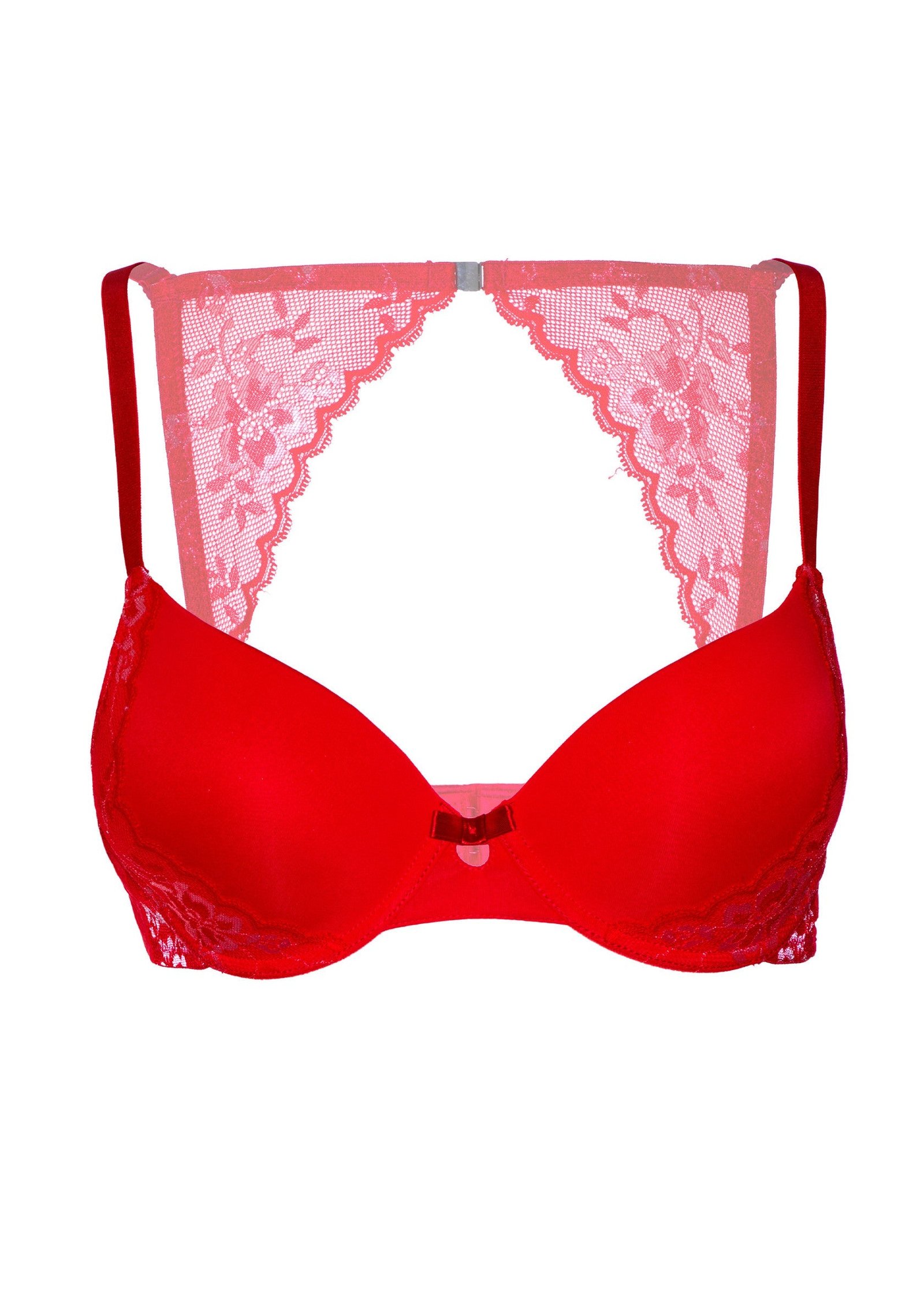 Push-up bra w/ lace racerback 6