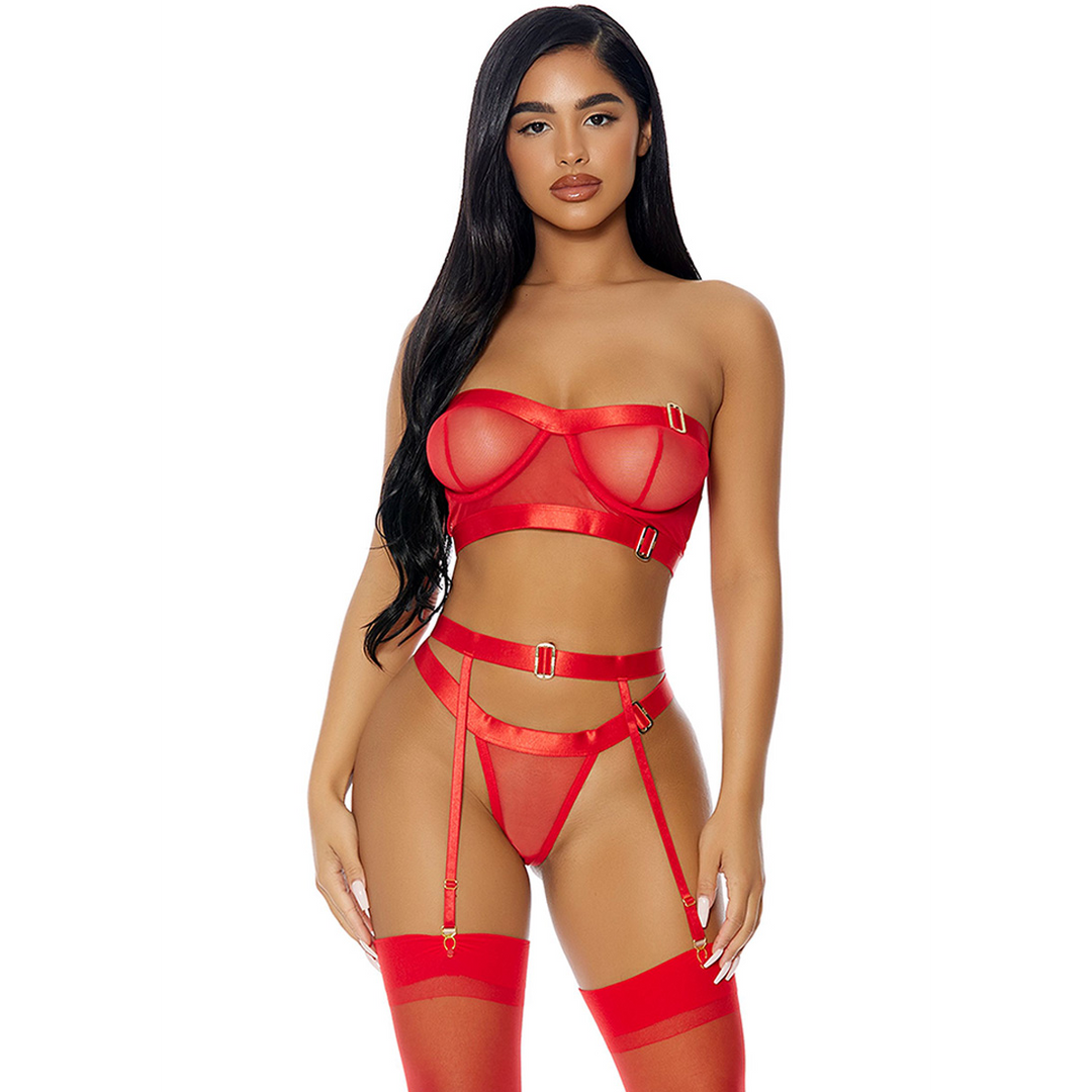 Good As Gold Lingerie Set - Lingerie Set - XL 5