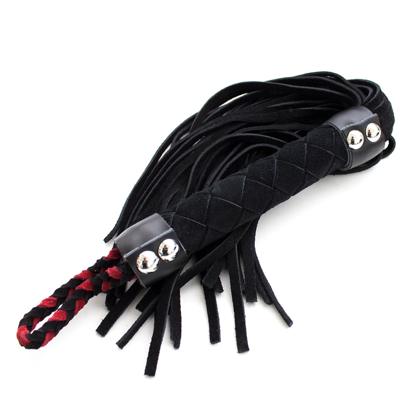 Leather Flogger 38 cm black 4