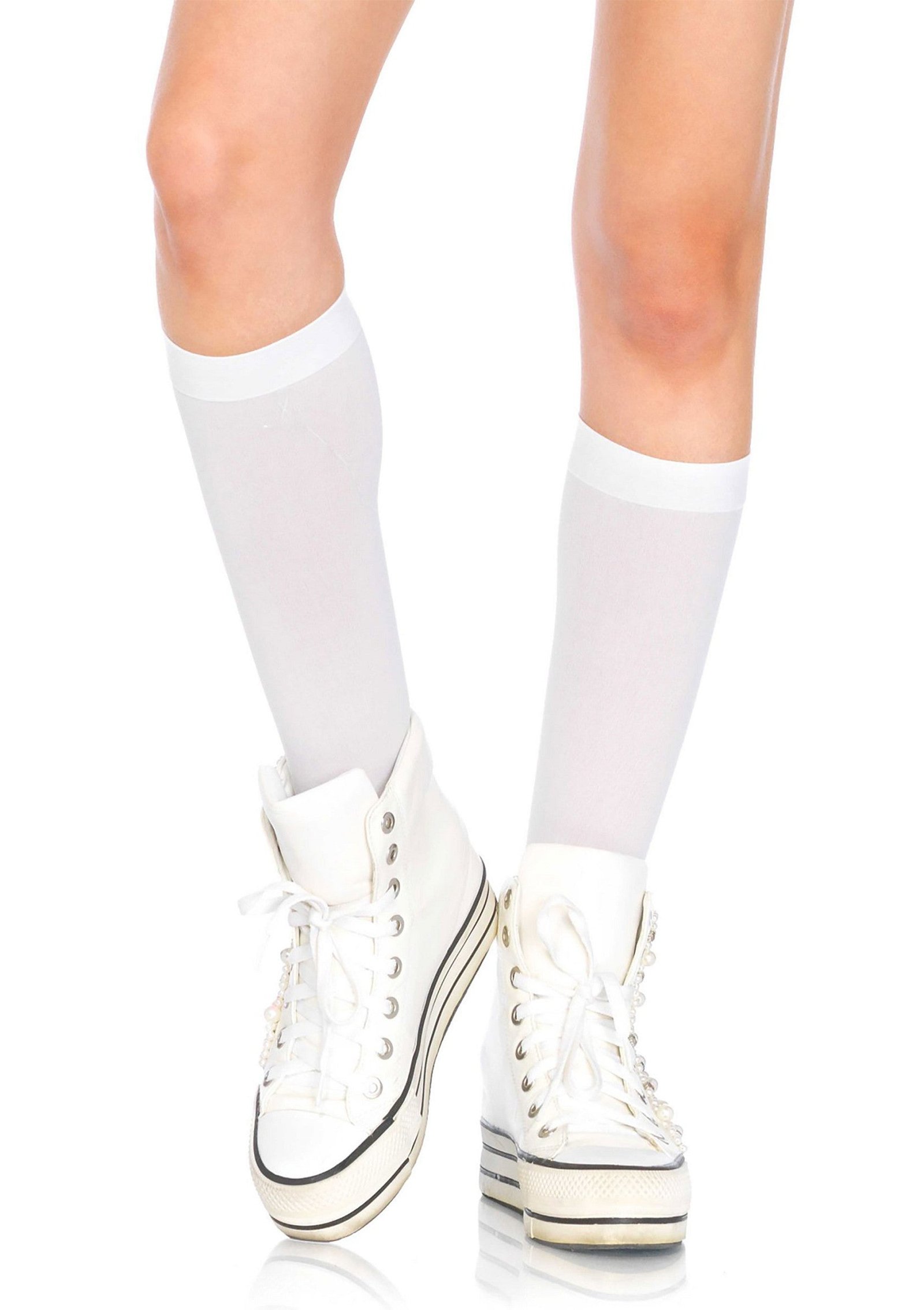 Nylon Knee Highs 1