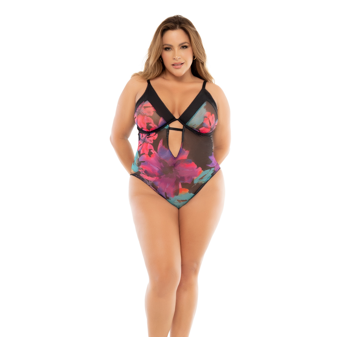 Teddy - 1/2X - Black Dream Flower Print 4