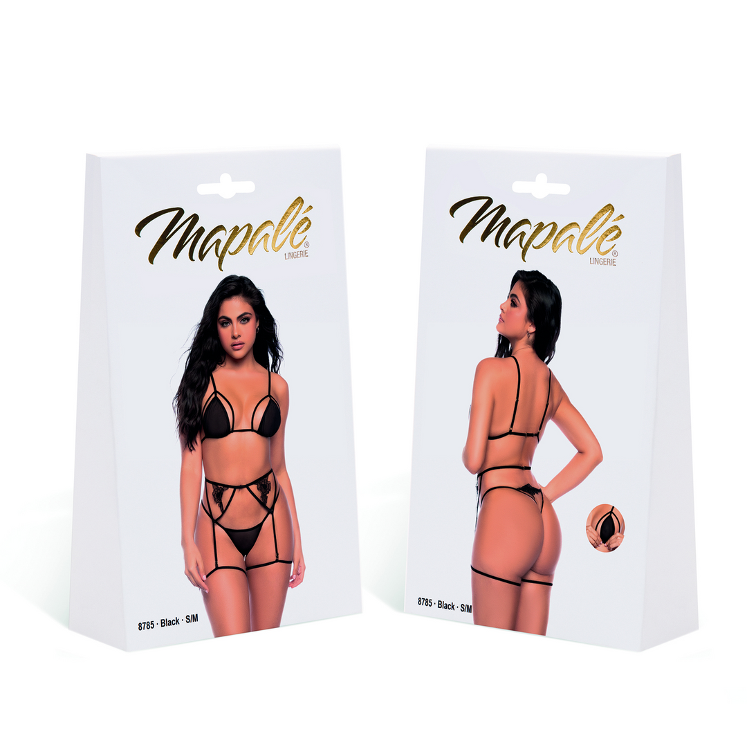Three Piece Set - S/M - Black 2