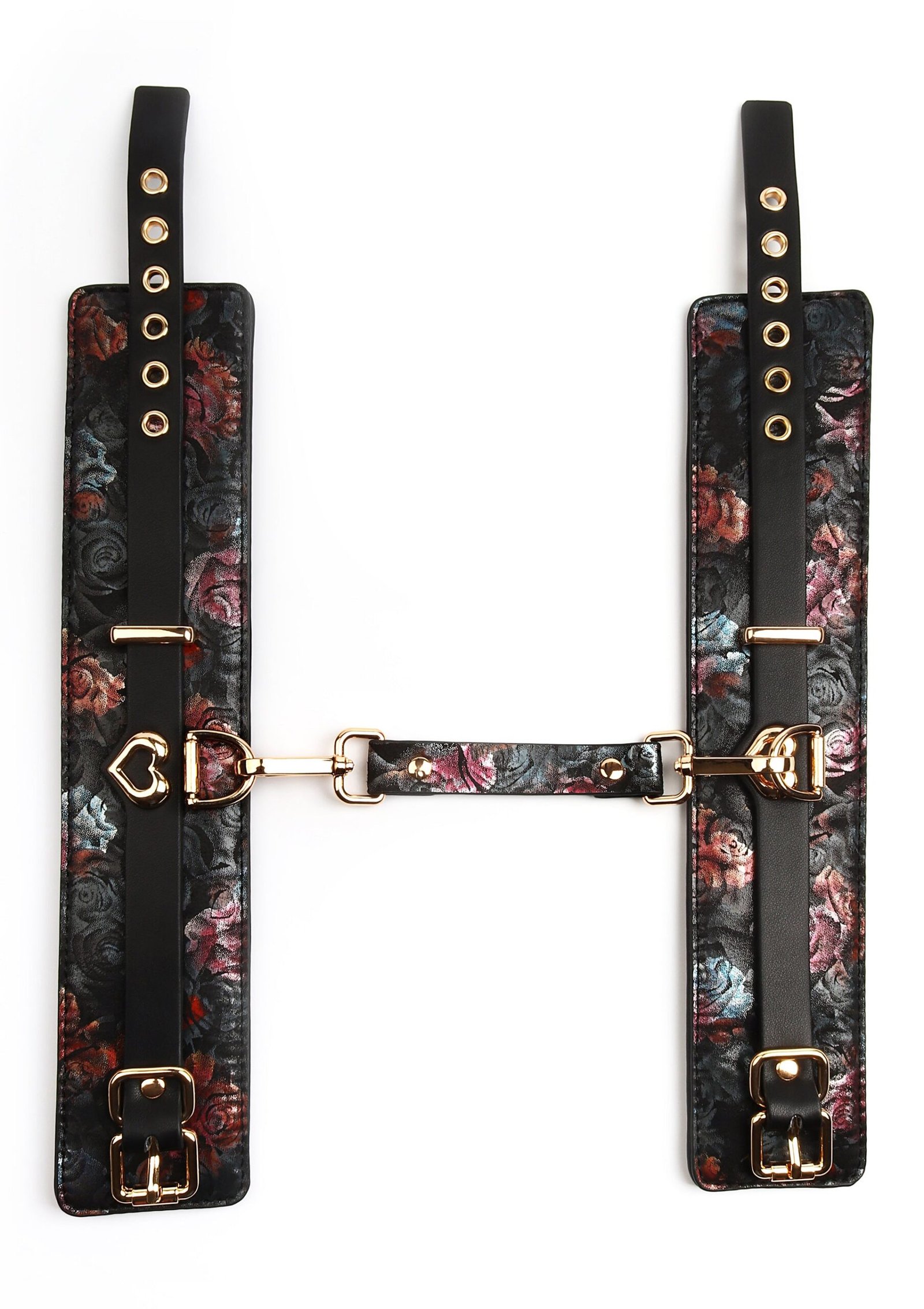 Floral Jacquard Ankle Cuffs 1