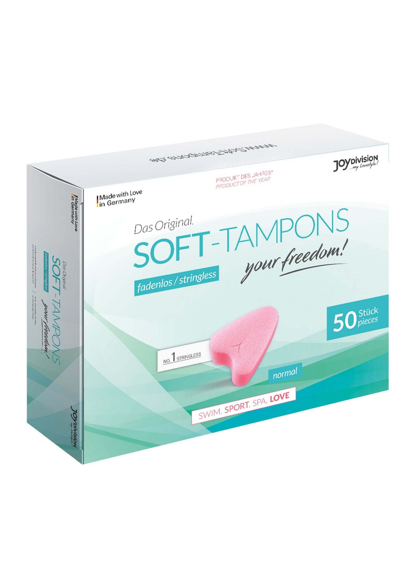 Soft Tampons Normal (Box of 50) 1