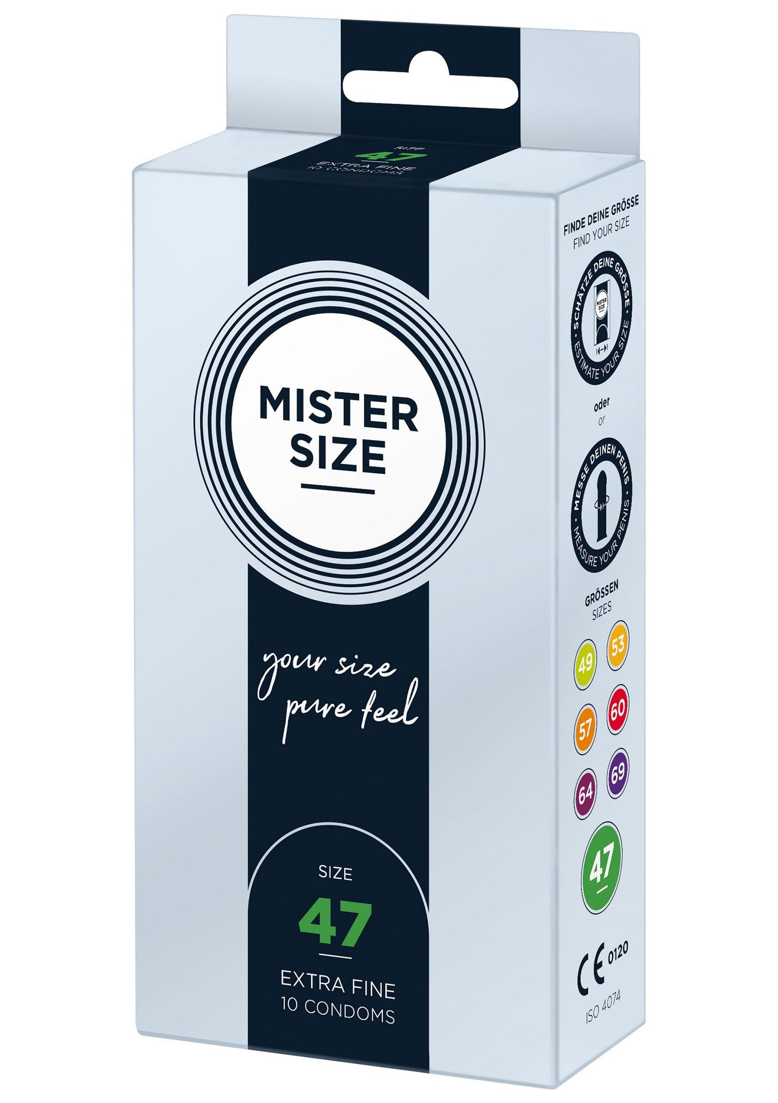 MISTER SIZE 47mm Condoms 10pcs 2