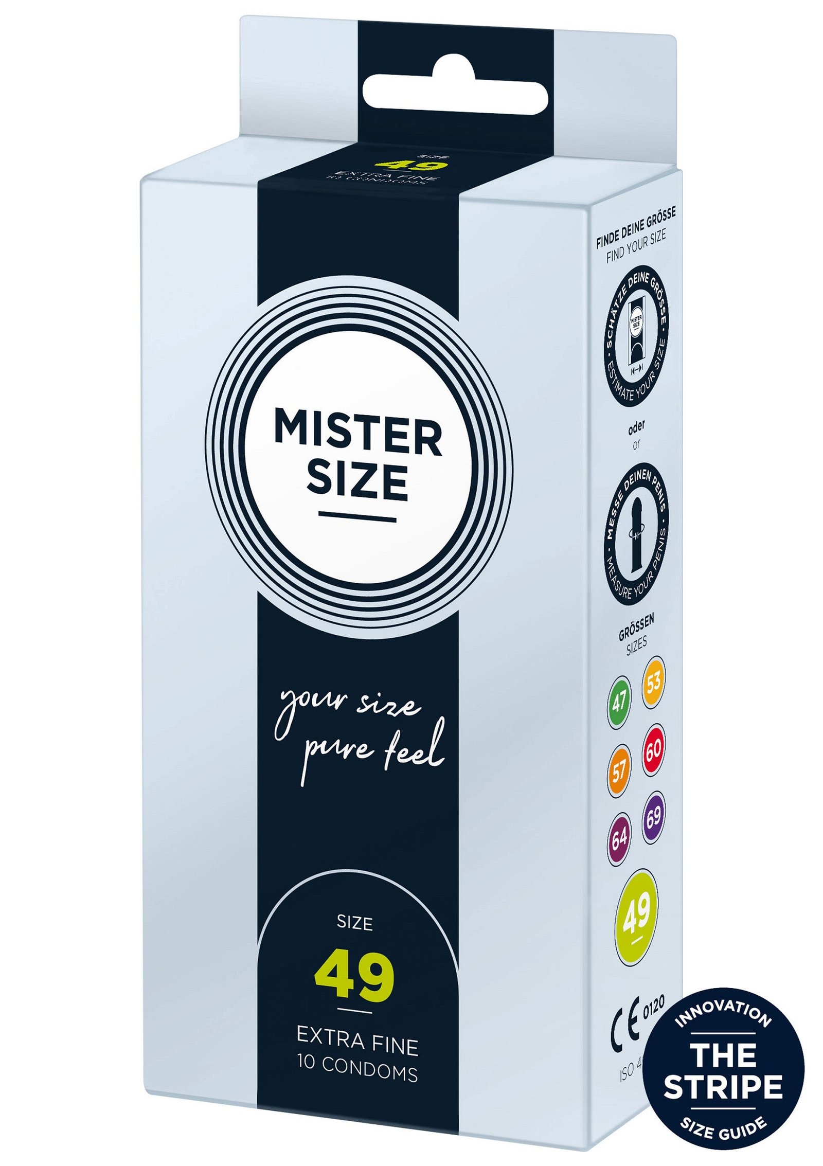 MISTER SIZE 49mm Condoms 10pcs 1