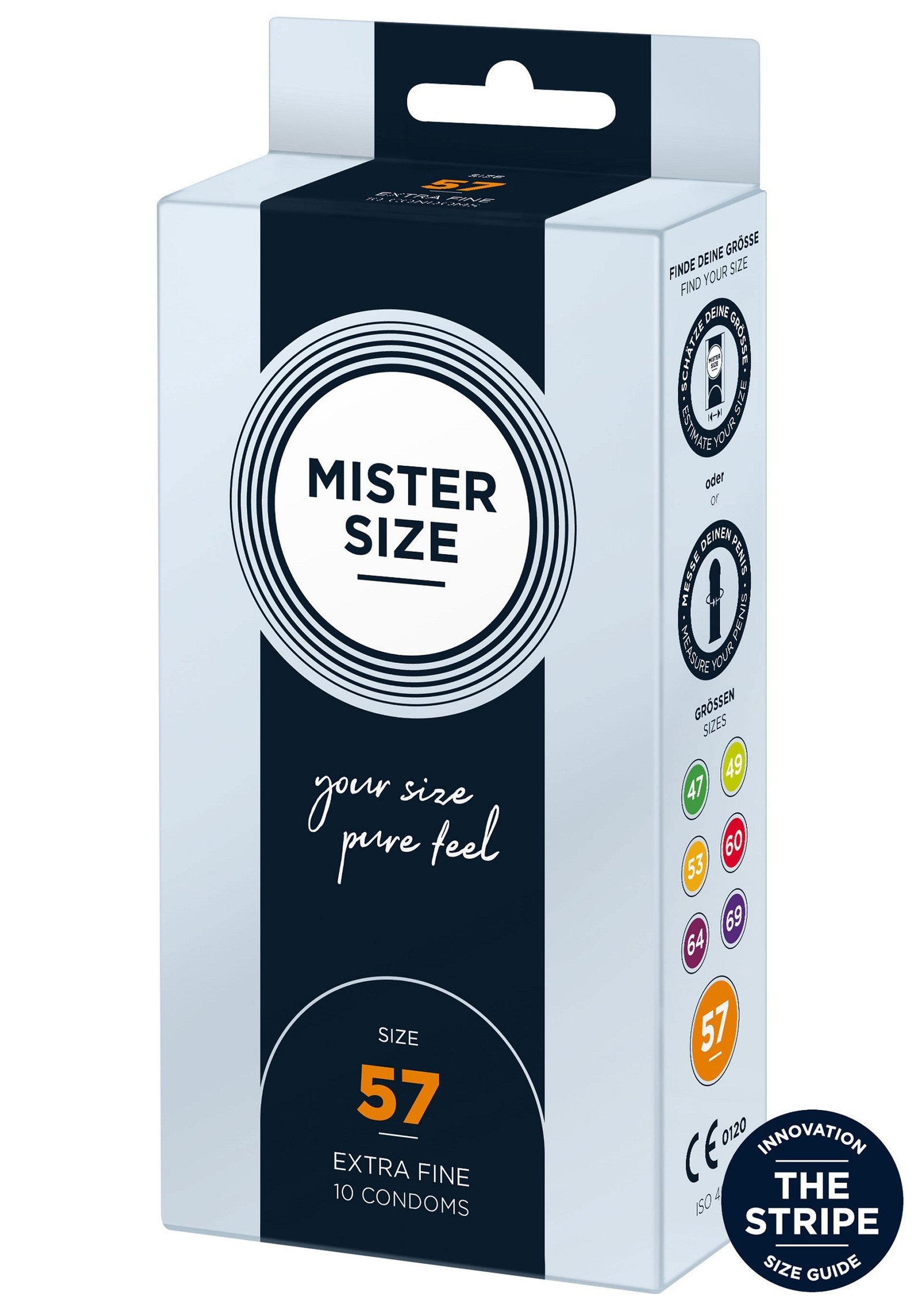 MISTER SIZE 57mm Condoms 10pcs 1