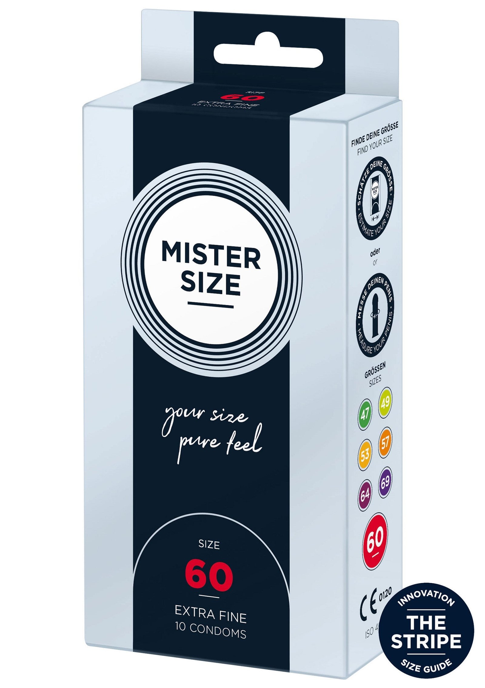 MISTER SIZE 60mm Condoms 10pcs 1