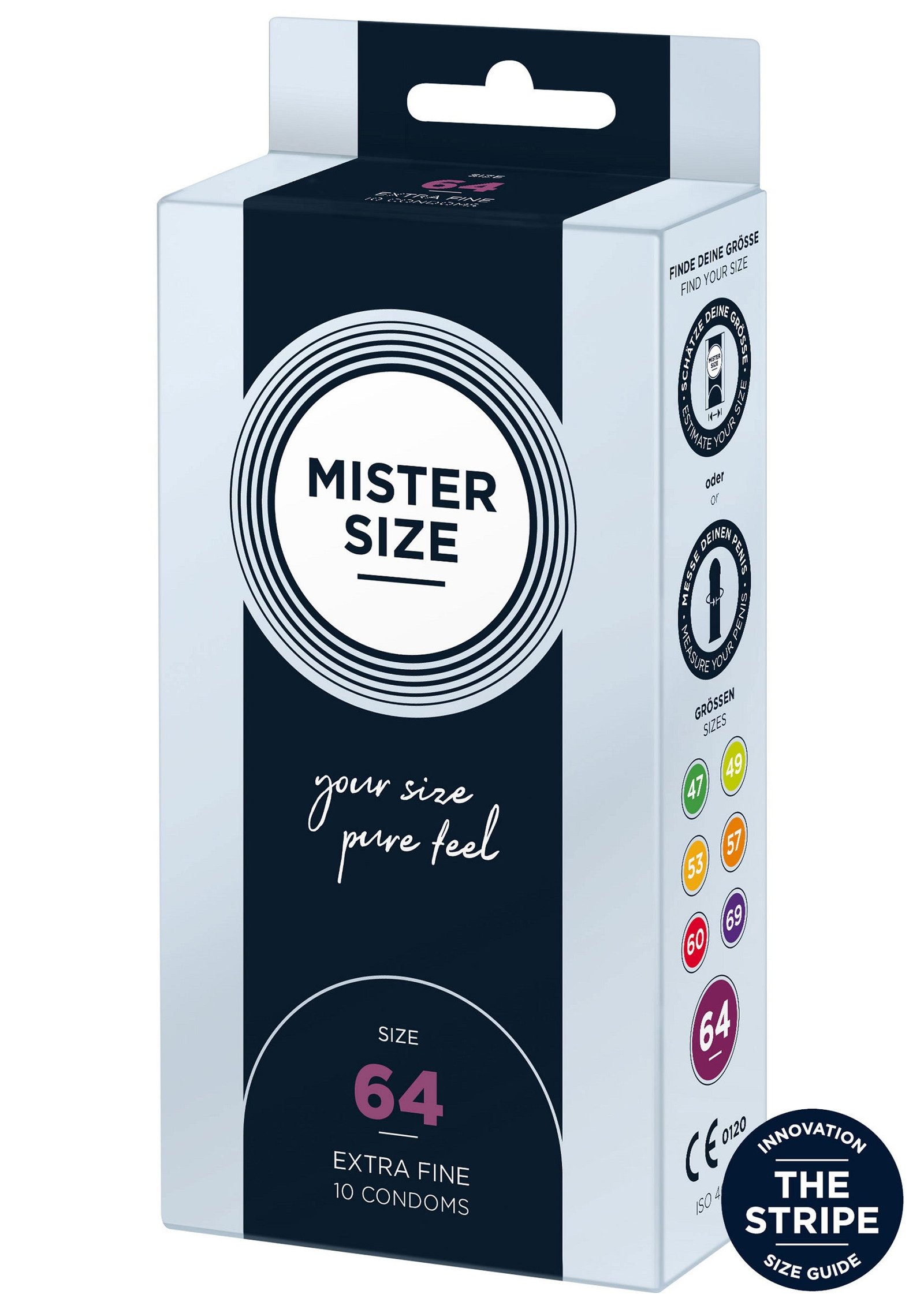 MISTER SIZE 64mm Condoms 10pcs 1