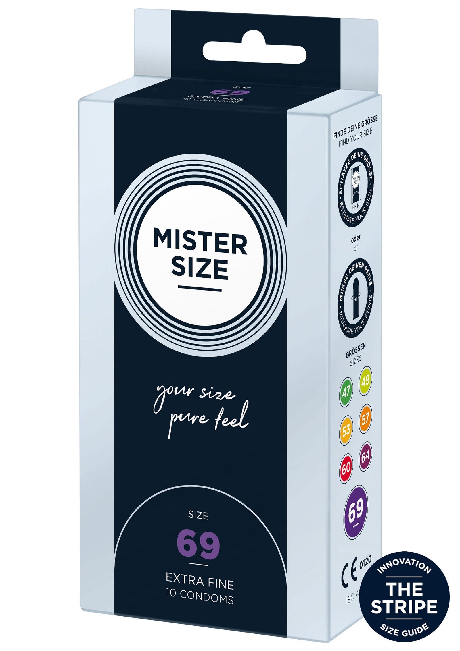MISTER SIZE 69mm Condoms 10pcs 1