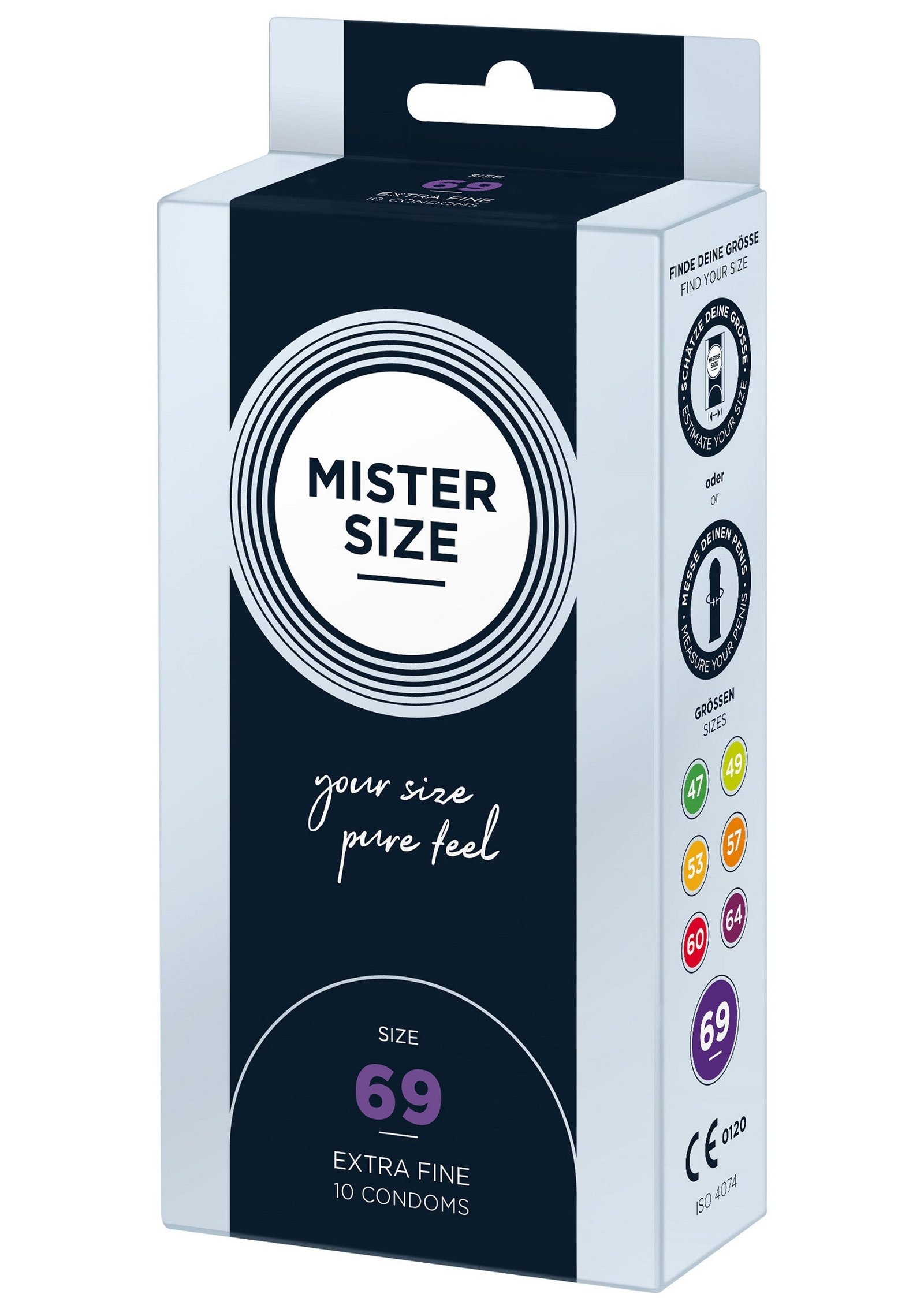 MISTER SIZE 69mm Condoms 10pcs 2