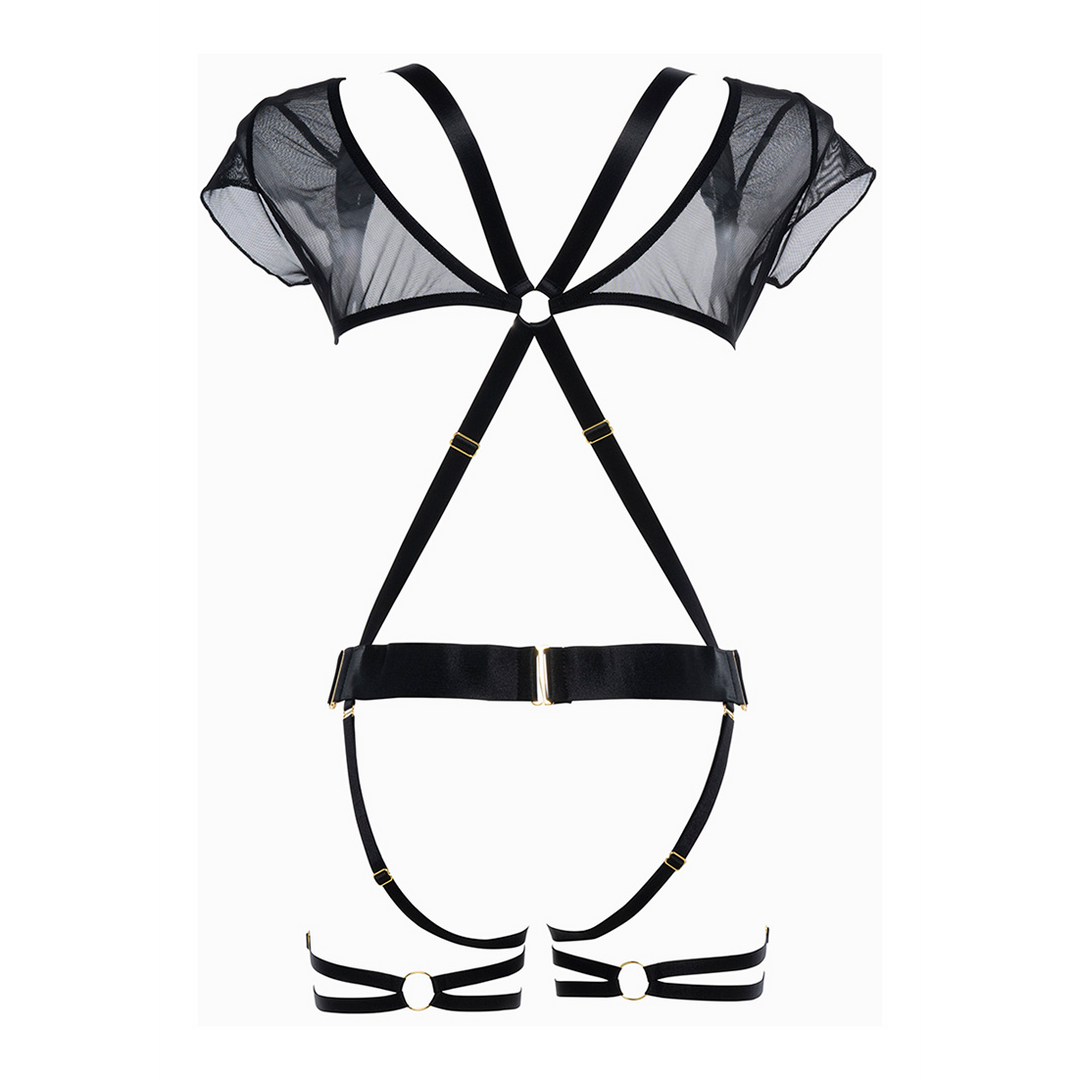 St. Tropez Babe - Suspender - OS - Black 5