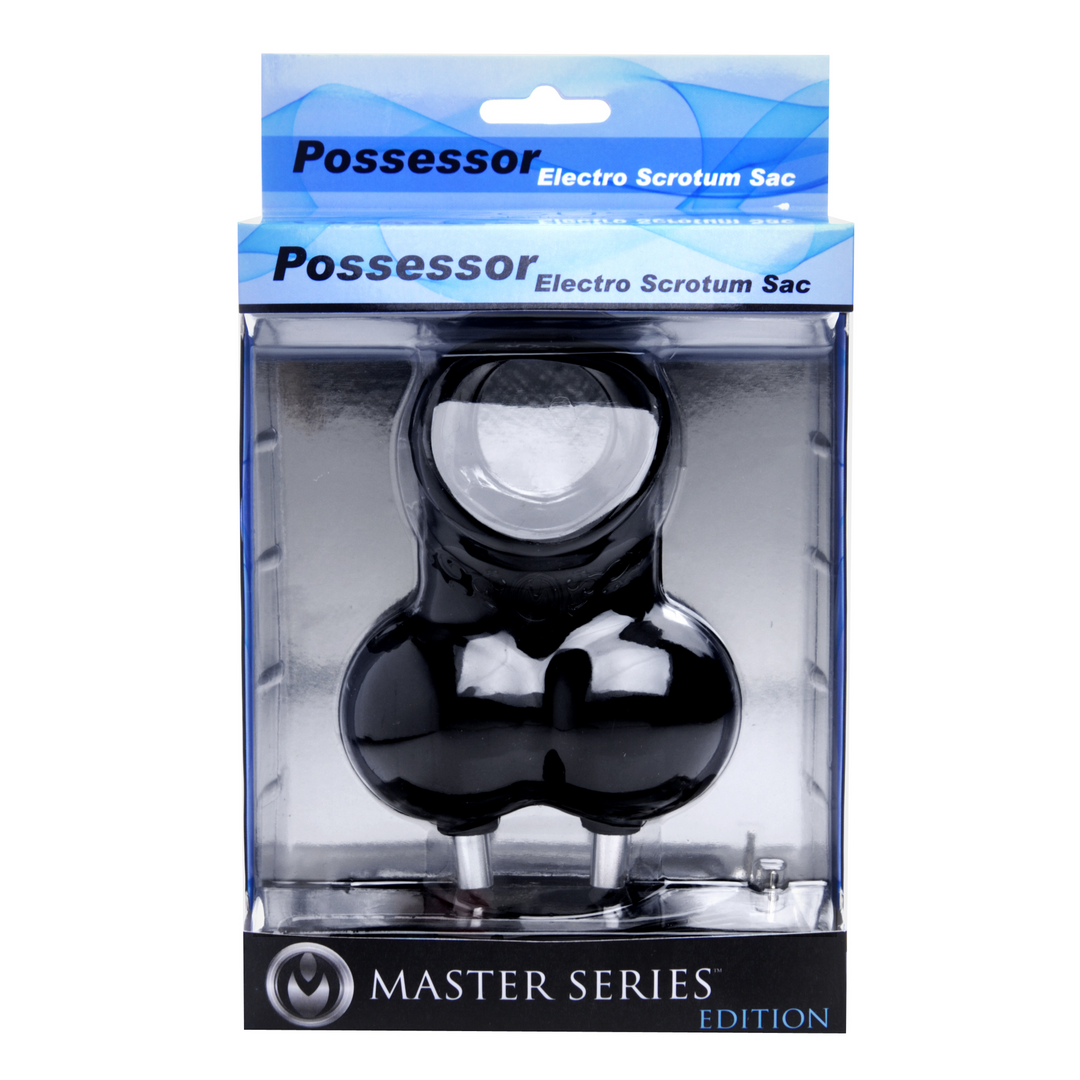 Possessor - Electro Scrotum Sac Cockring with Balls 2