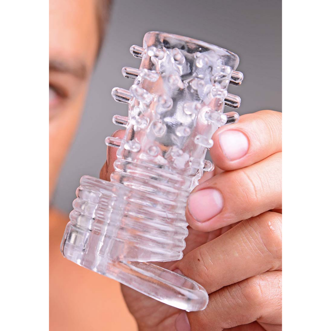 Vibrating Textured Erection Sleeve 5