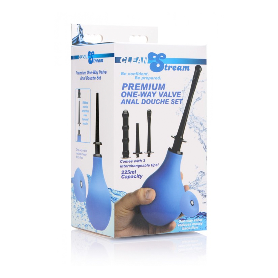 Premium One Way Valve Anal Shower Set 2
