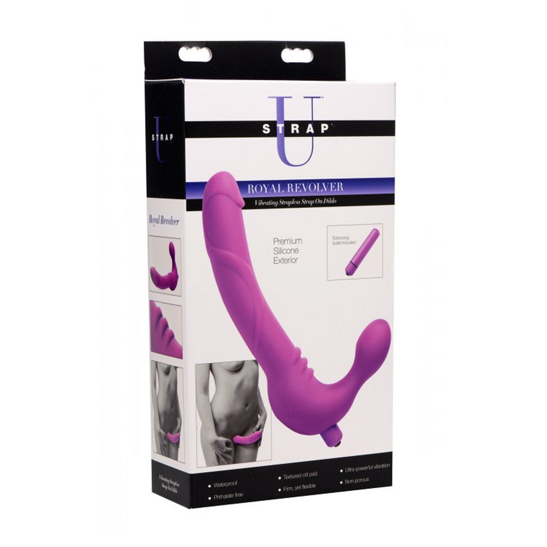 Royal Rider - Vibrating Silicone Strapless Strap-On 2