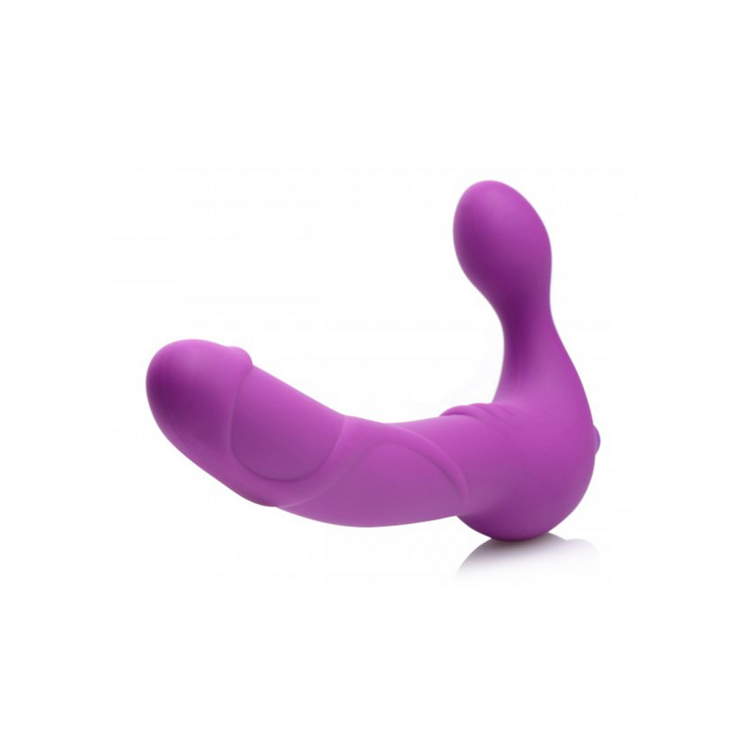 Royal Rider - Vibrating Silicone Strapless Strap-On 4
