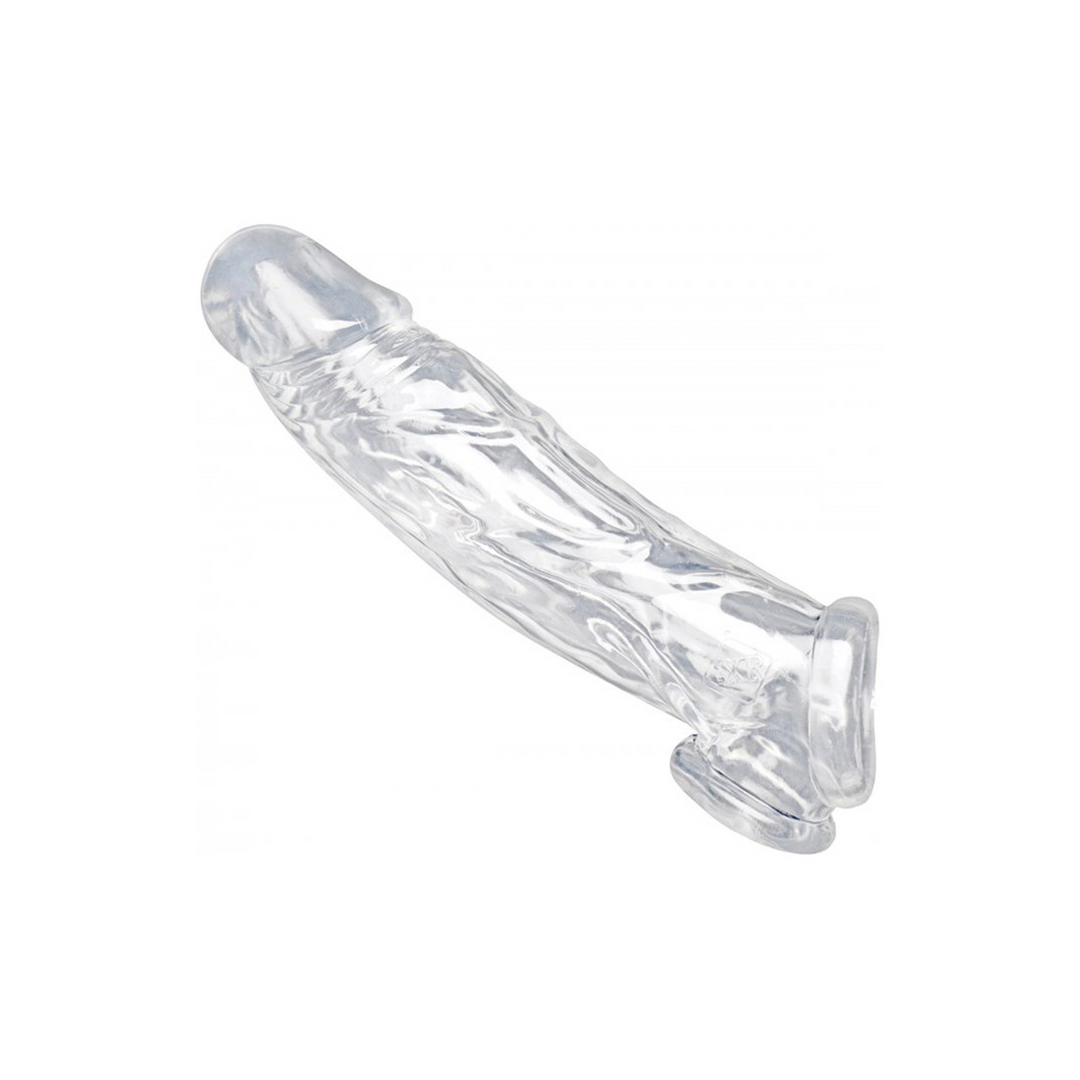 Realistic Clear Penis Sleeve and Ball Stretcher 1