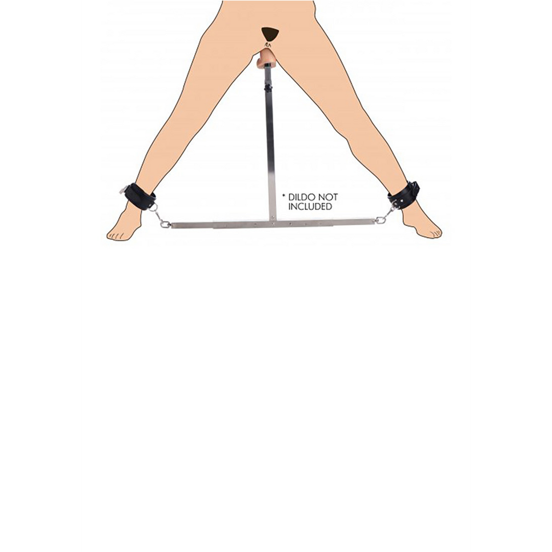 Squat - Spreader Bar with Ankle Cuffs and Anal Dildo 6