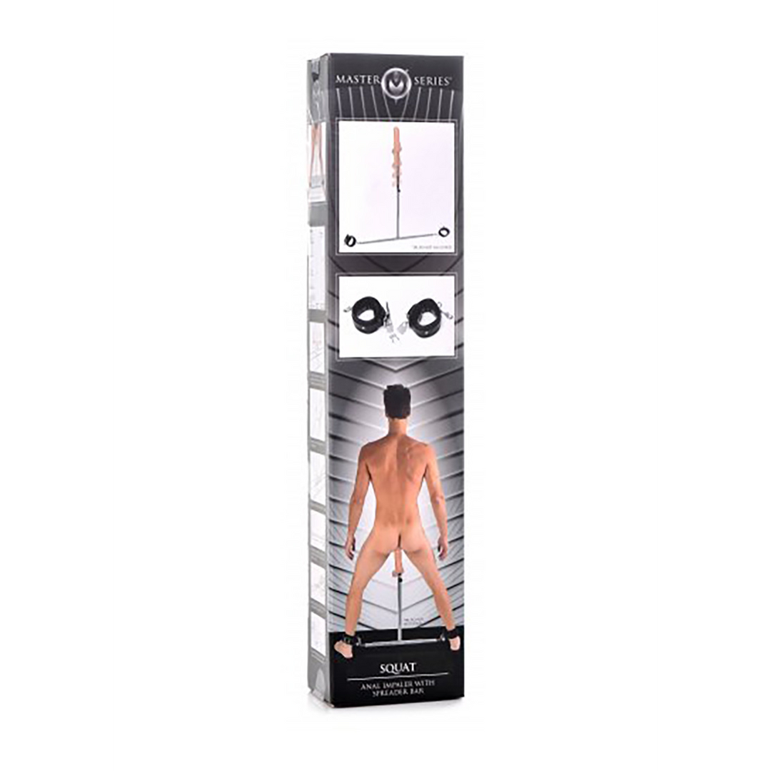Squat - Spreader Bar with Ankle Cuffs and Anal Dildo 2