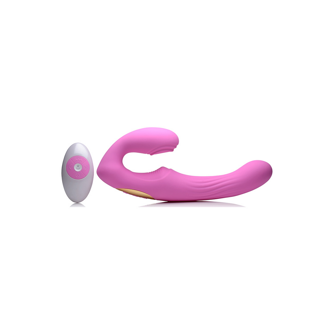 U-Pulse - Silicone Pulsating and Vibrating Strapless Strap-On 1