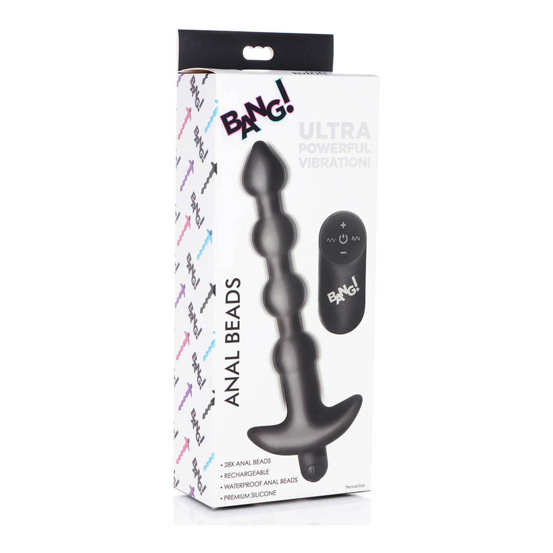 Vibrating Silicone Anal Beads and Remote Control 2