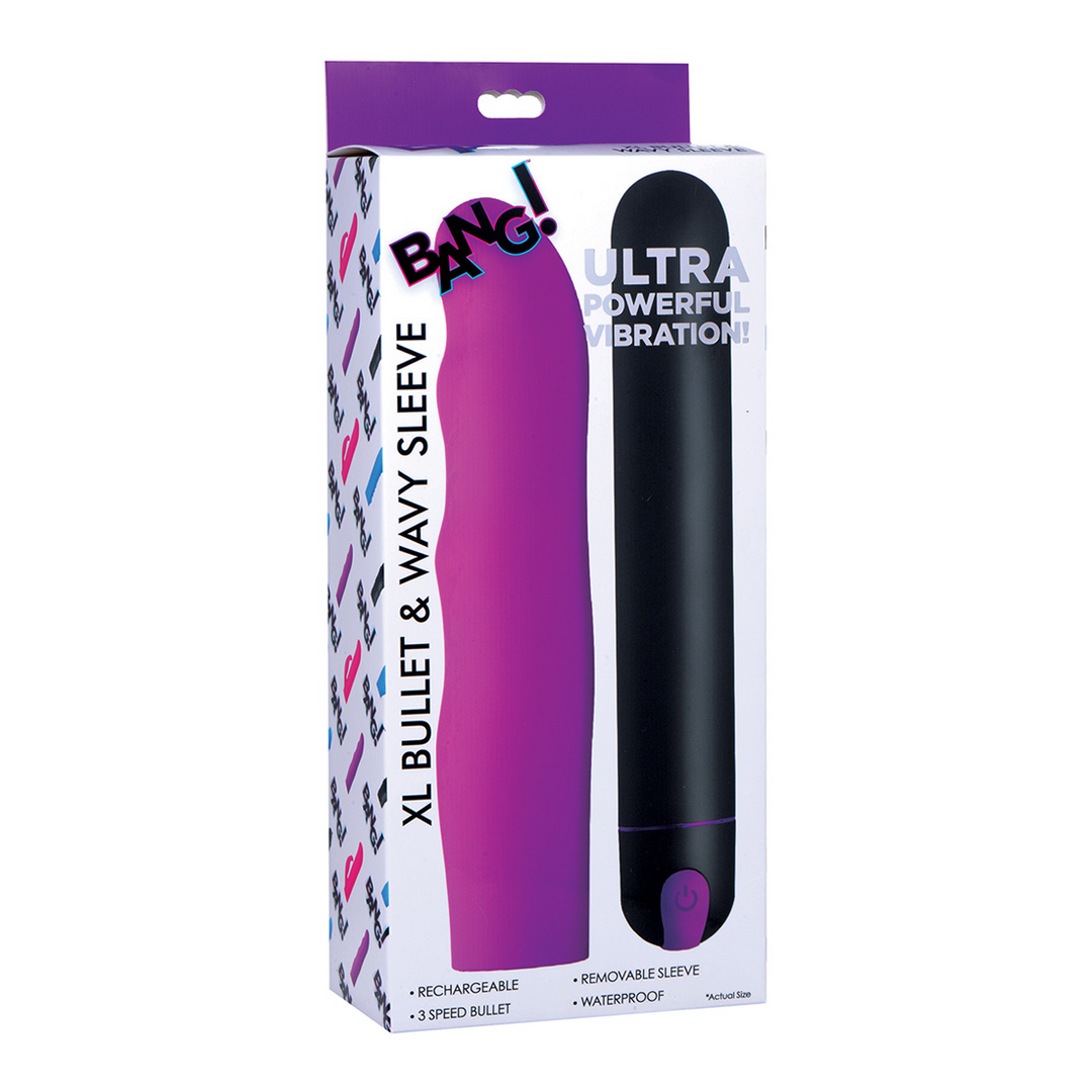 XL Bullet and Wavy Silicone Sleeve 2