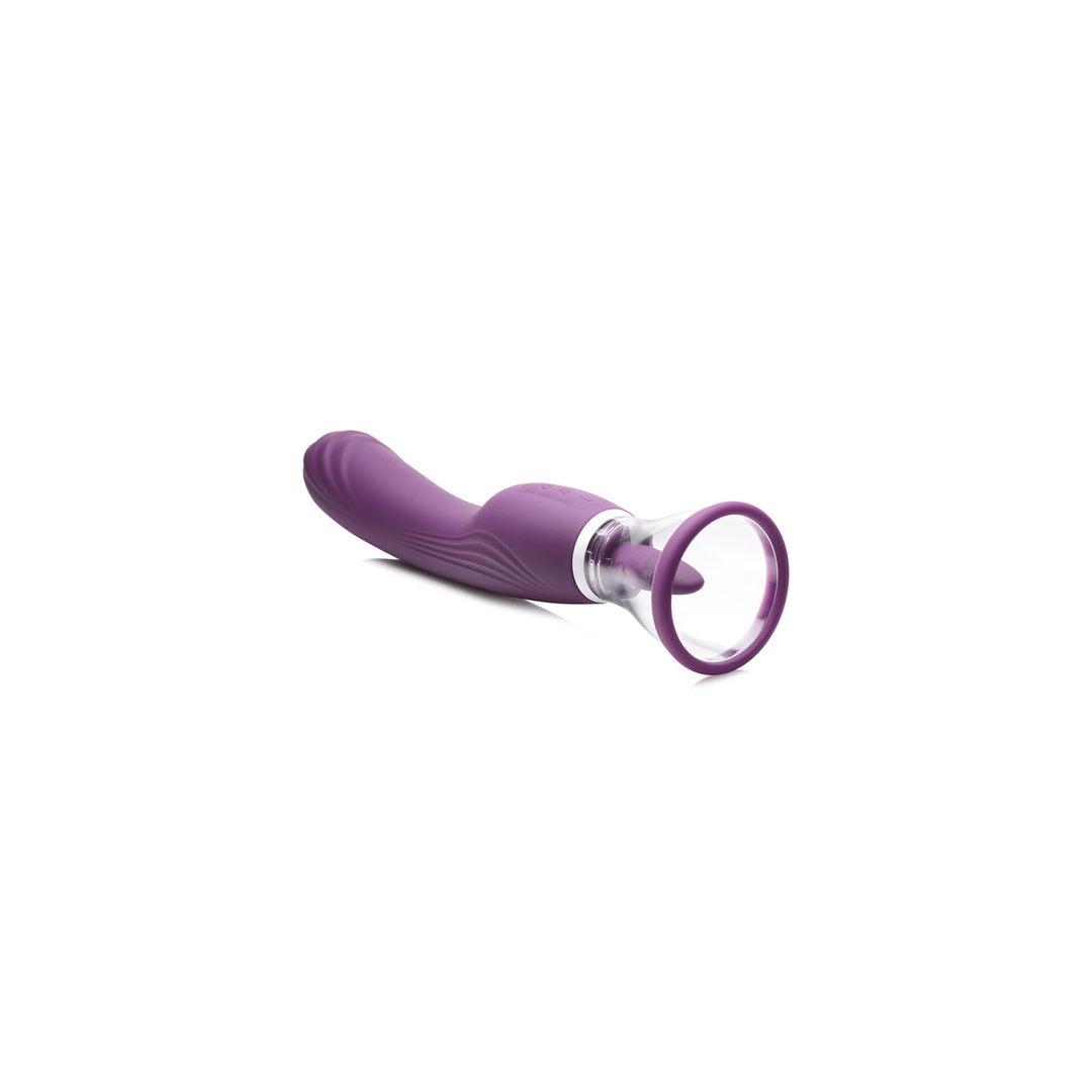Lickgasm - 8x Licking and Sucking Vibrator - Purple 1
