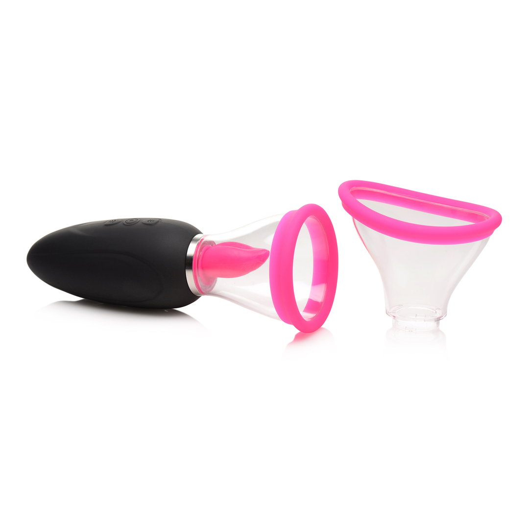 Lickgasm Mini - 10x Licking and Sucking Stimulator - Pink 6