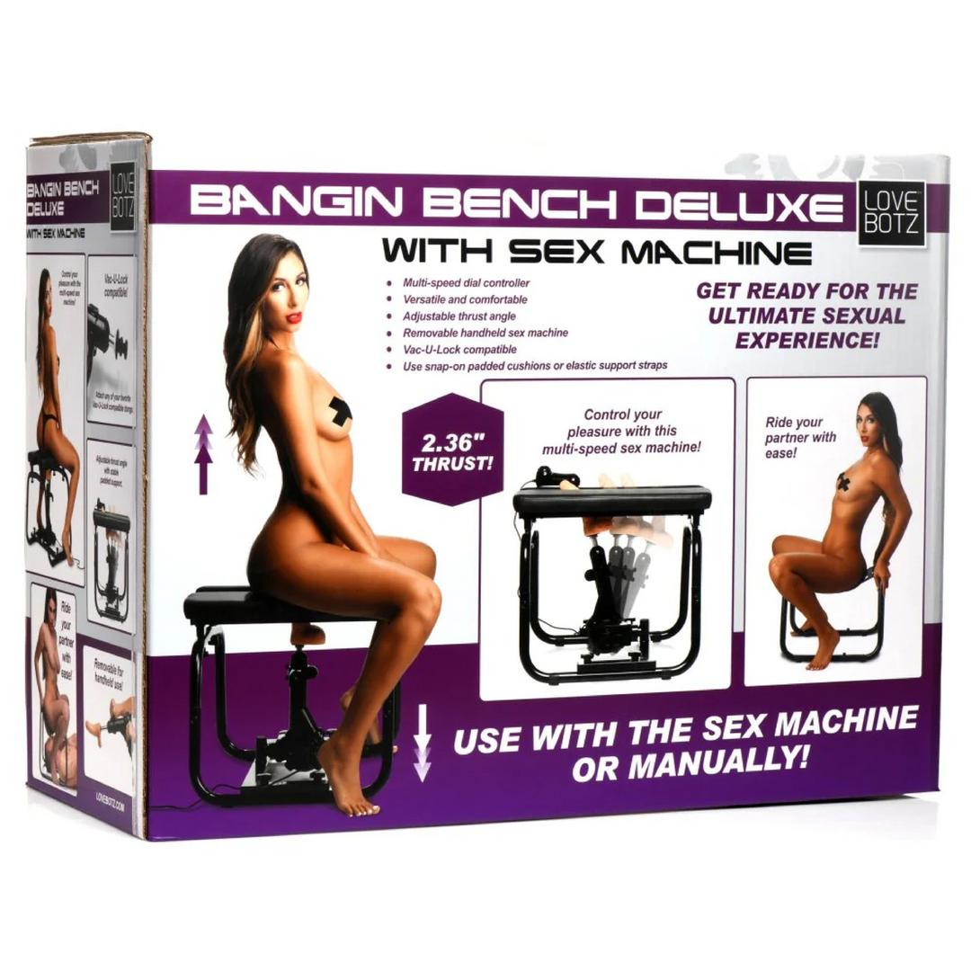 Deluxe Bangin' Bench with Sex Machine - Black 2