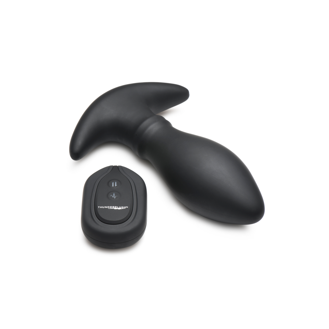 Rim Slide - Sliding Ring Silicone Butt Plug - Black 4