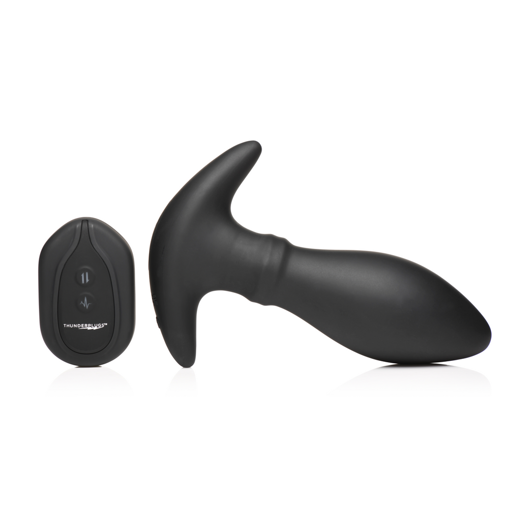 Rim Slide - Sliding Ring Silicone Butt Plug - Black 5