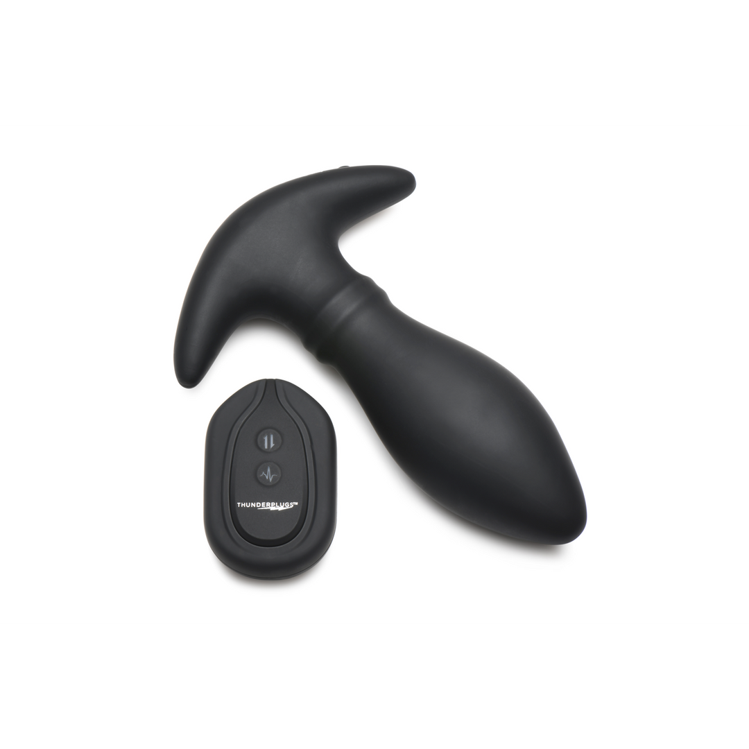 Rim Slide - Sliding Ring Silicone Butt Plug - Black 1