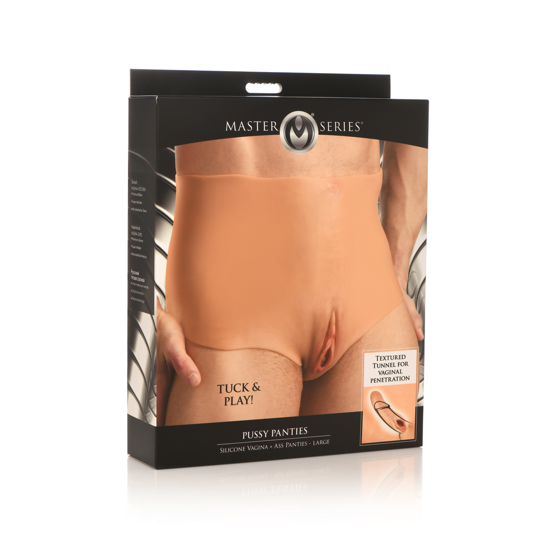 Pussy Panties - Silicone Vagina and Ass Panties - L 2