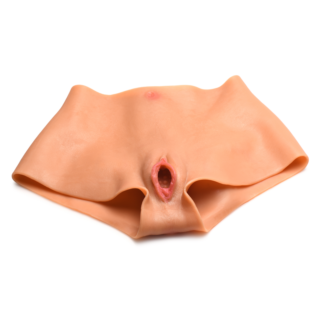 Pussy Panties - Silicone Vagina and Ass Panties - M 4