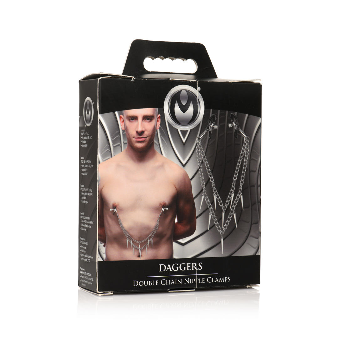 Daggers - Double Chain Nipple Clamps 4
