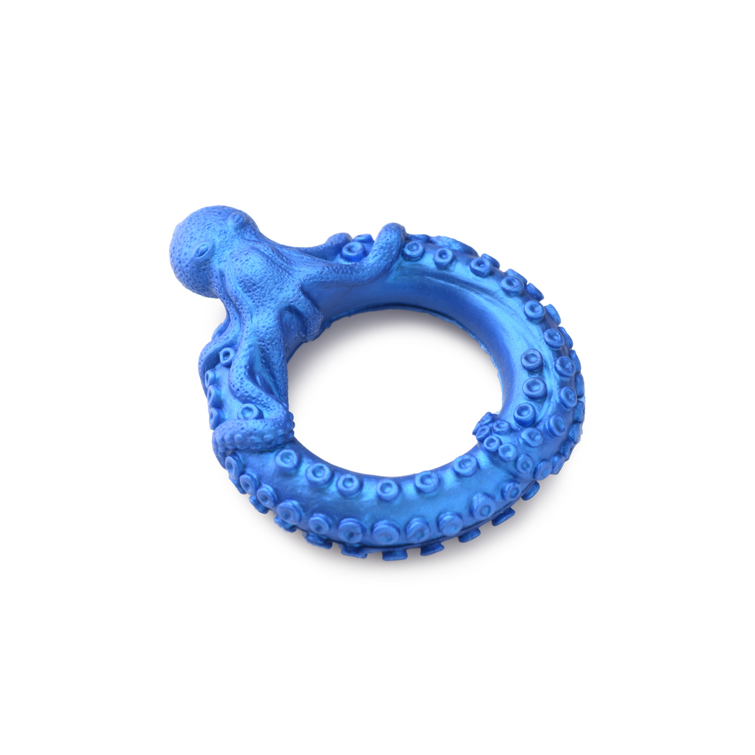 Poseidon's Octo-Ring - Silicone Cock Ring - Blue 4