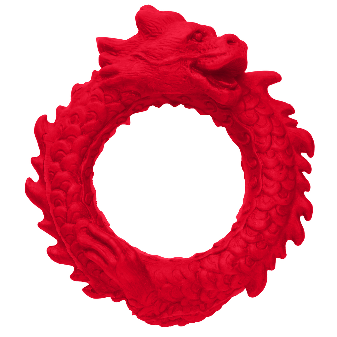 Rise of the Dragon - Silicone Cock Ring - Red 1