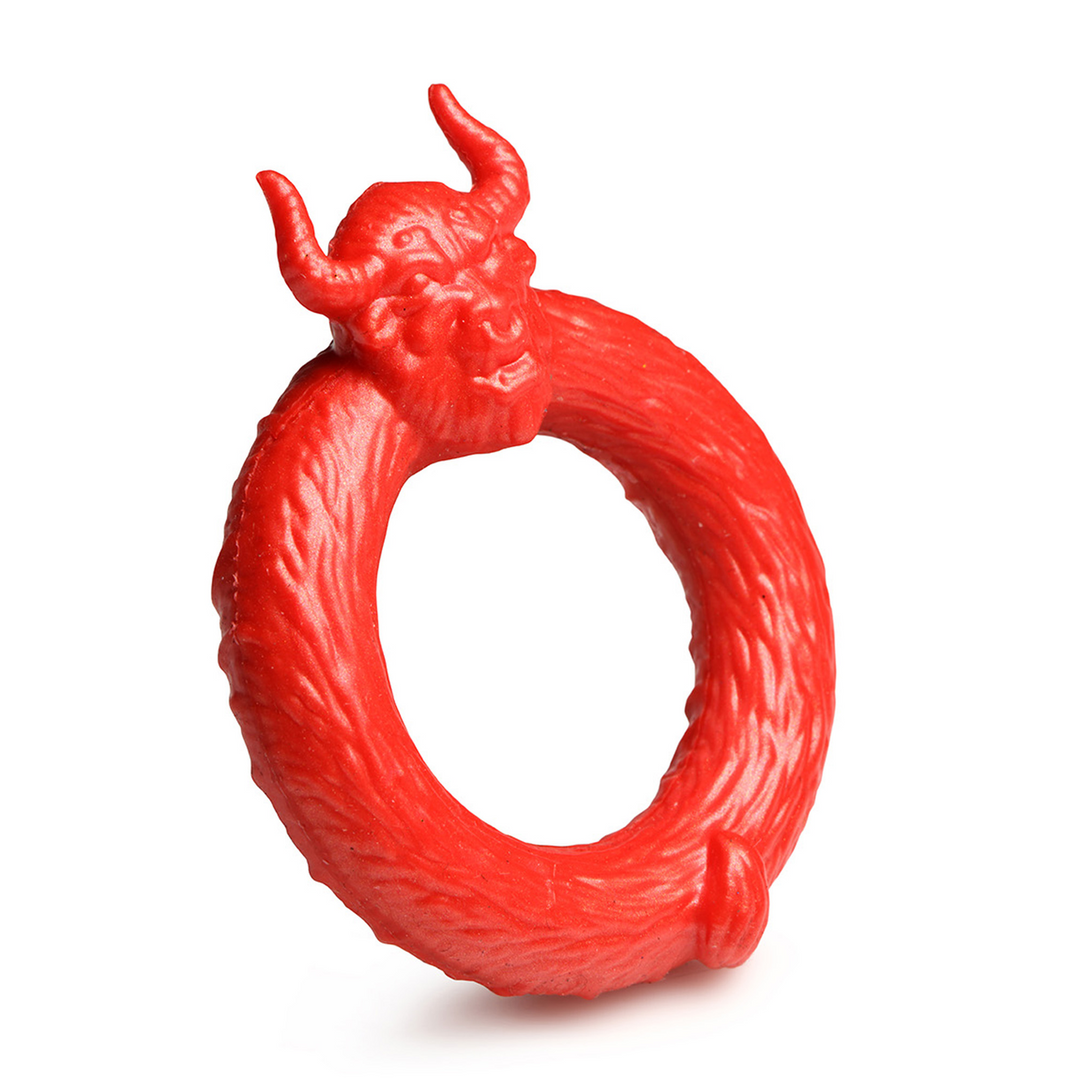 Beast Mode - Silicone Cock Ring - Red 4