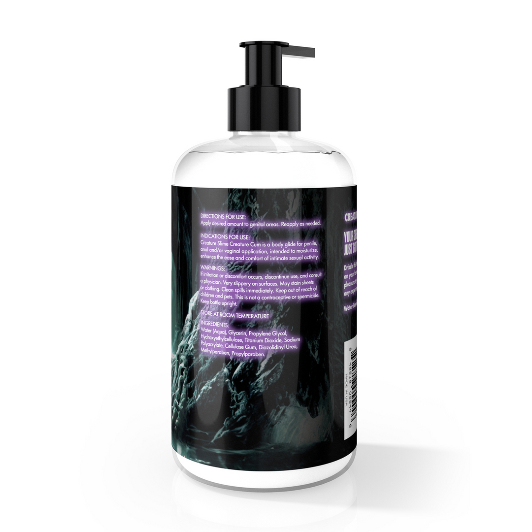Creature Slime - Creature Cum - Unscented Jizz Lubricant - 16 fl oz / 473 ml 4