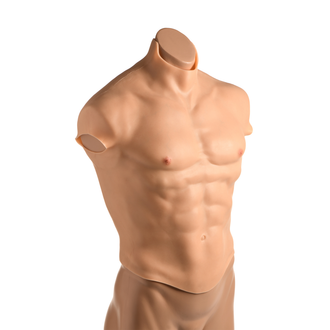 Ripped - Silicone Male Chest - Medium 4