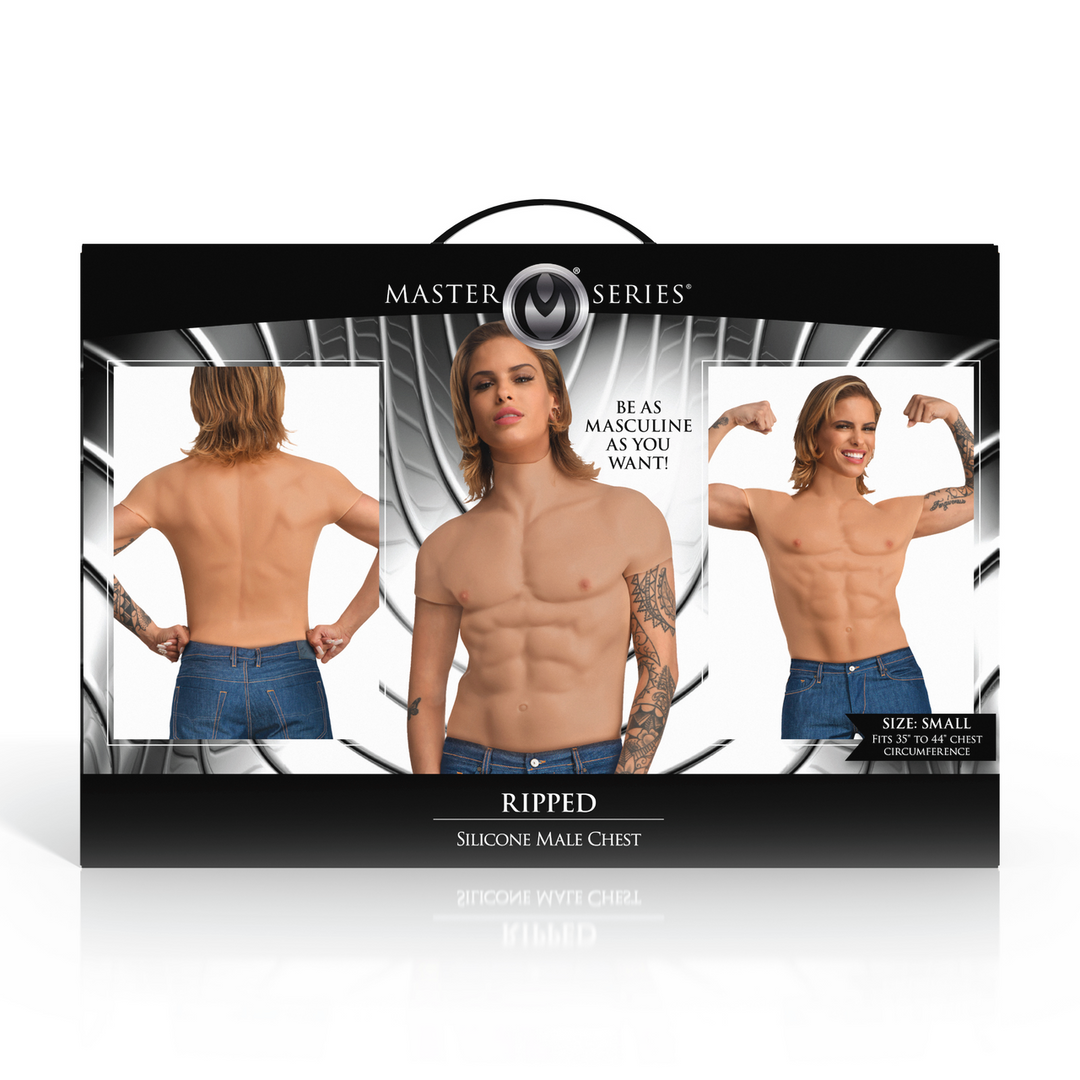 Ripped - Silicone Male Chest - Small 3