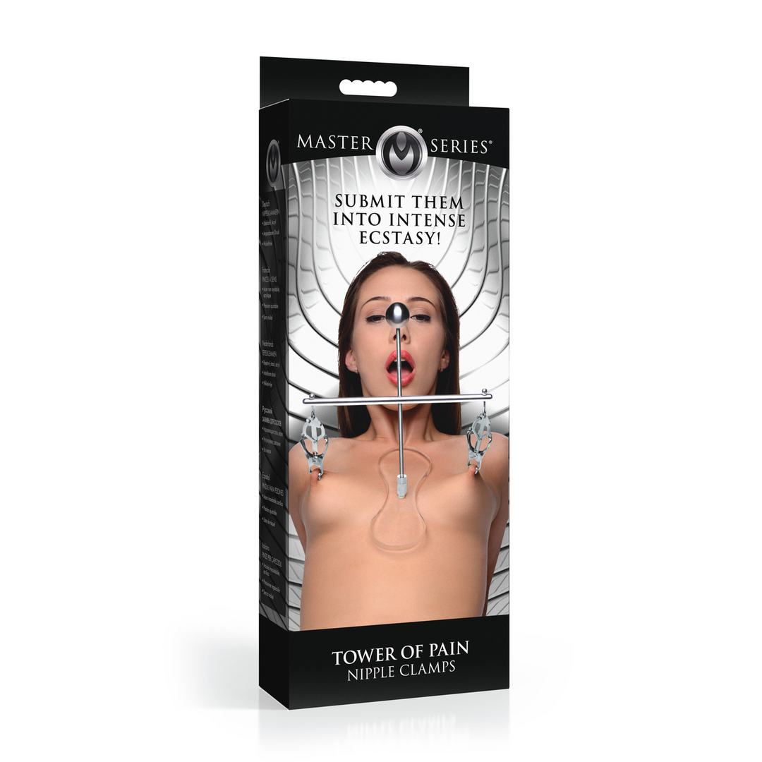 Tower of Pain - Nipple Clamps - Silver 2