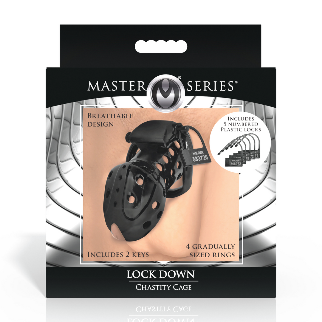 Lock Down - Chastity Cage - Black 3