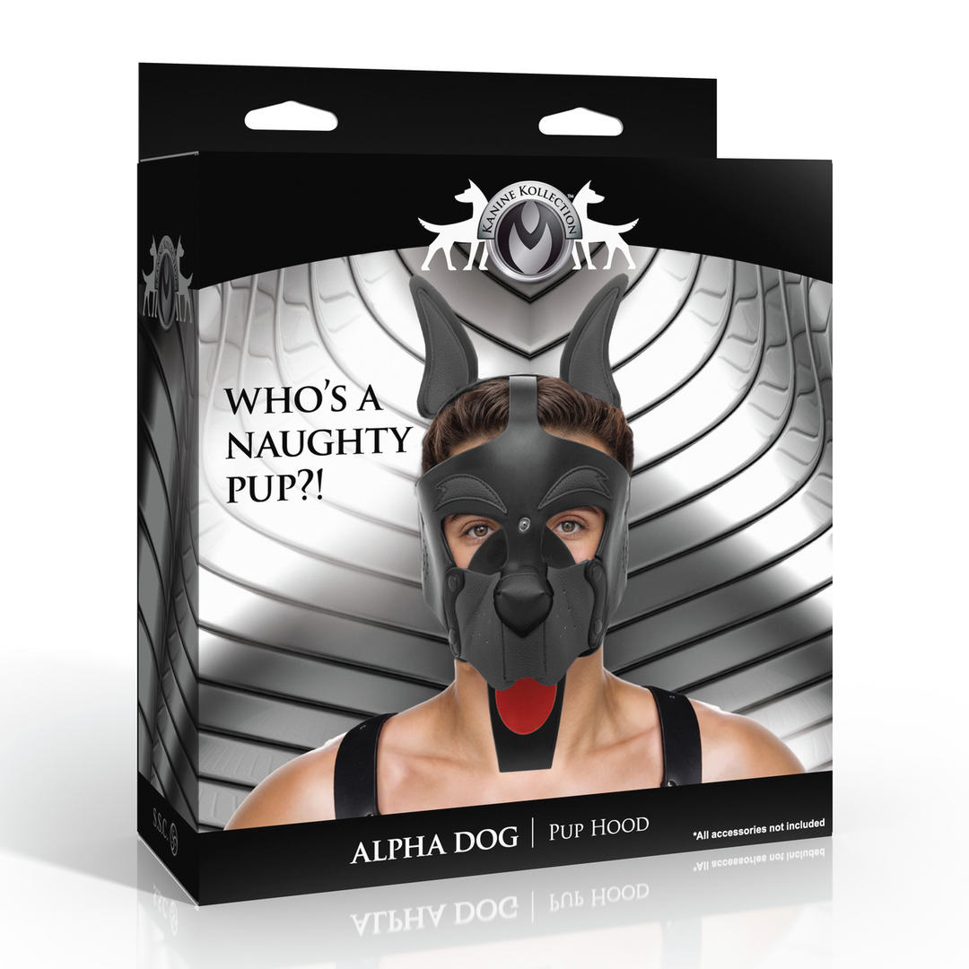 Alpha Dog - Pup Hood - Black 2