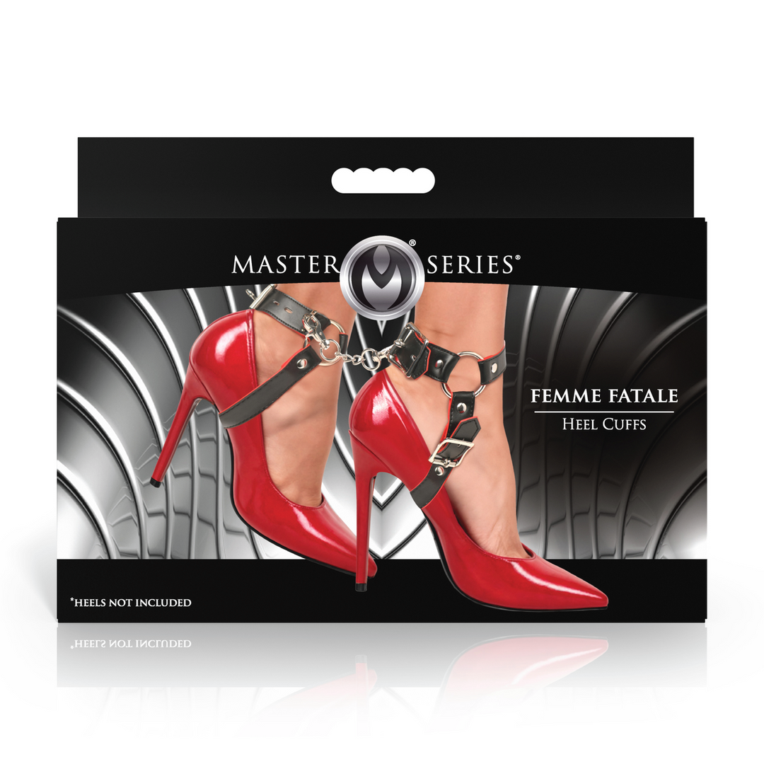 Femme Fatale - Heel Cuffs - Black/Red 3