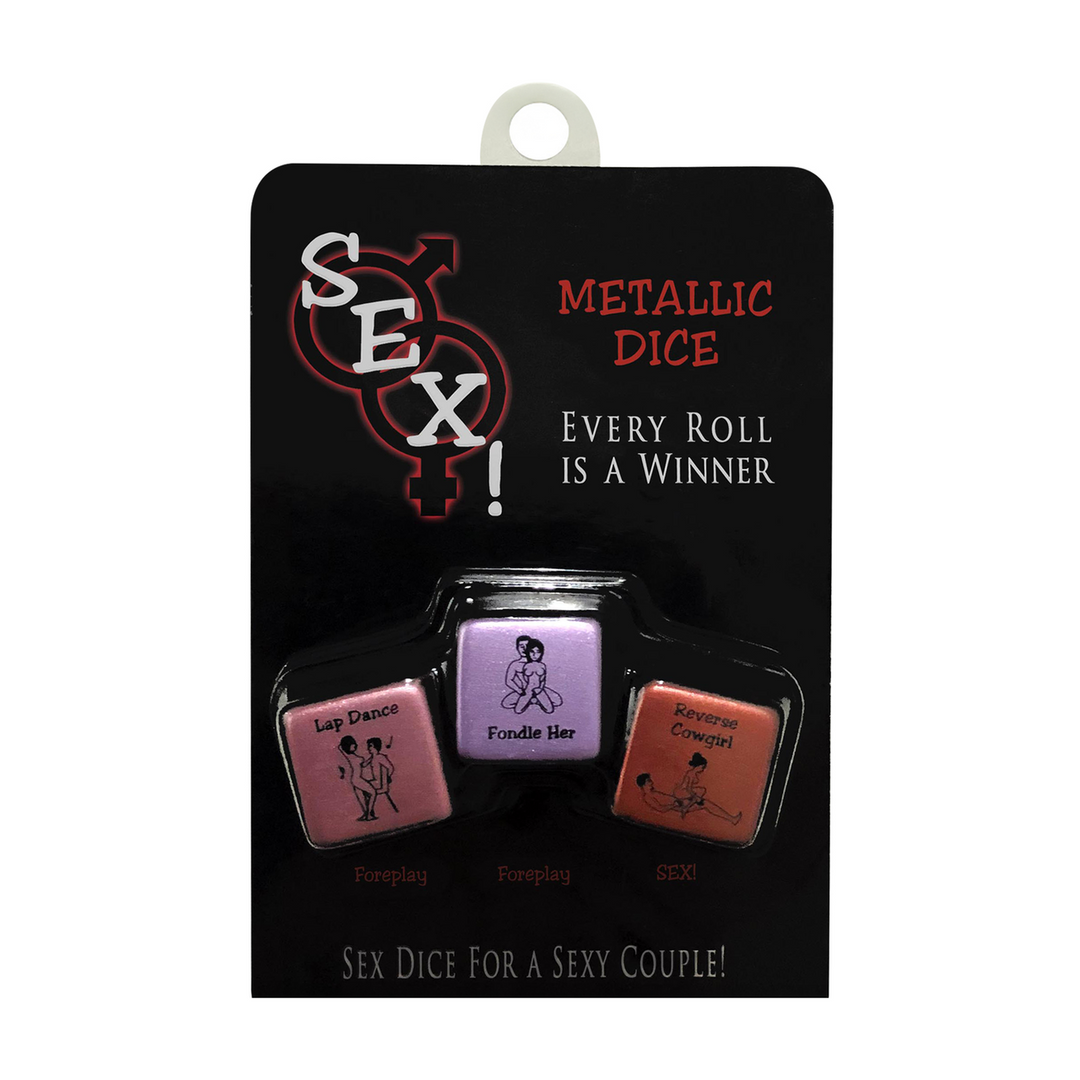 Sex! Metallic Set of Foreplay and Sexplay Dices 1