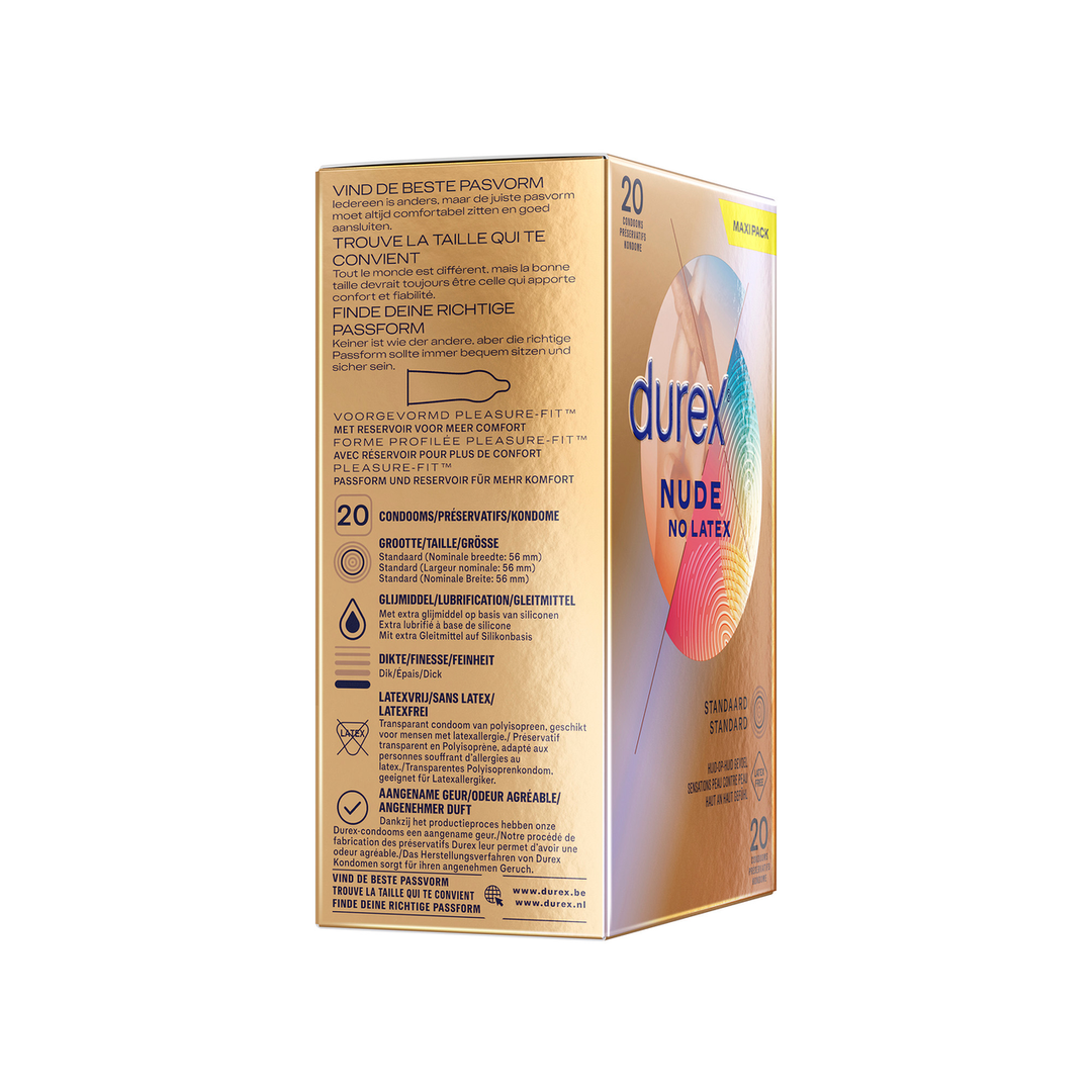 Condoms Nude - Condoms without Latex - 20 Pieces 3