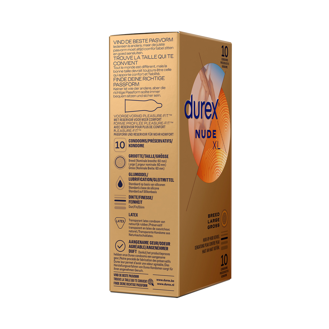 Nude XL - Condoms - 10 Pieces 3