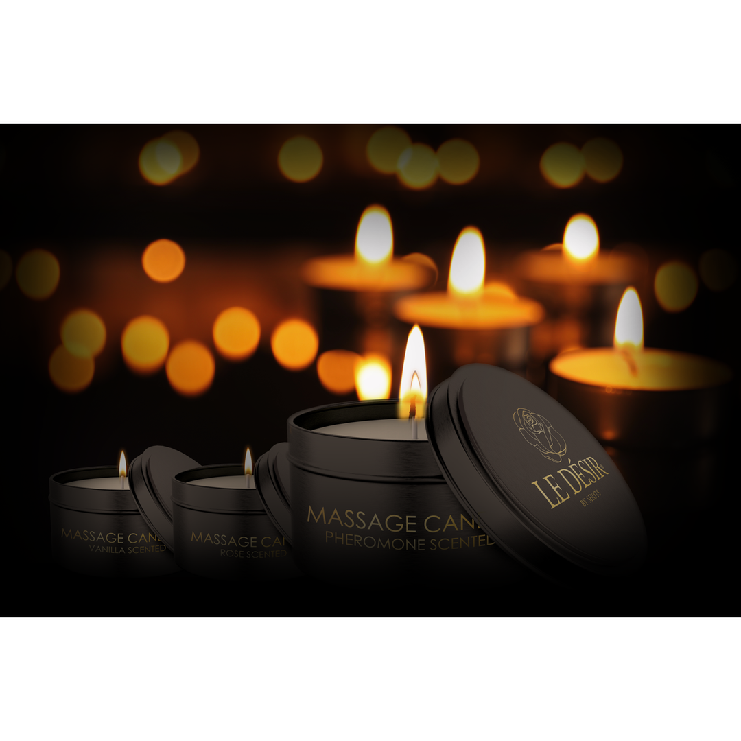 Erotic Massage Candle - Rose Scented 4
